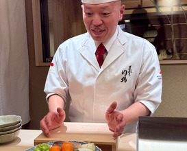 Dinner at てんぷら的場 Tempura Matoba