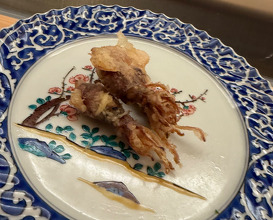 Dinner at てんぷら的場 Tempura Matoba