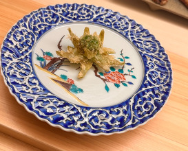 Dinner at てんぷら的場 Tempura Matoba