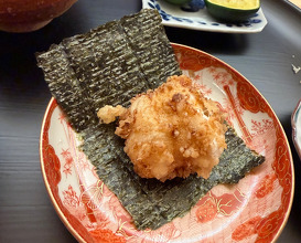 Dinner at てんぷら的場 Tempura Matoba