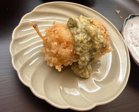 Dinner at てんぷら的場 Tempura Matoba