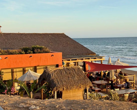 Dinner at Tonys Beach Restaurant