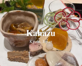 Dinner at Kahazu | Kyoto, Japan