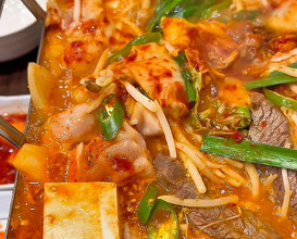 Dinner at 韓国風ちりとり鍋・鉄板焼肉　長家〜チャンガ〜