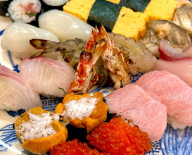 Dinner at こいこい寿司