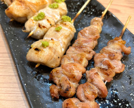 Dinner at 焼鳥と巻き焼き串　鳥々々