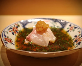 Dinner at 鮨さいとう