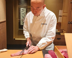 Dinner at Yotsuya-sanchōme Station