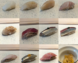 Dinner at 鮨 なんば 日比谷