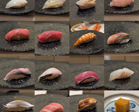 Dinner at 鮨 なんば 日比谷