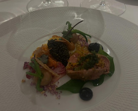 Dinner at L'oiseau Blanc