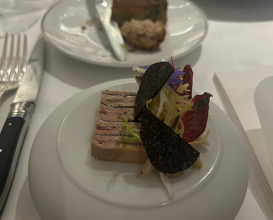 Dinner at L'oiseau Blanc