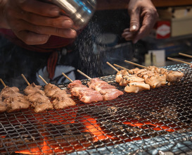 Dinner at Yakitori Ando