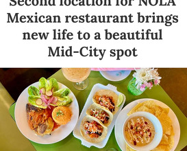 Dinner at Mid-City New Orleans
