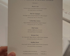 Dinner at Lord Jim Restaurant @ Mandarin Oriental Hotel Bangkok