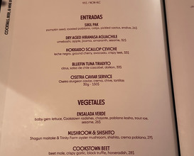 Dinner at Quetzal