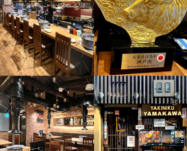 Dinner at 焼肉やまかわ