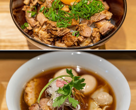 Dinner at らぁ麺や 嶋