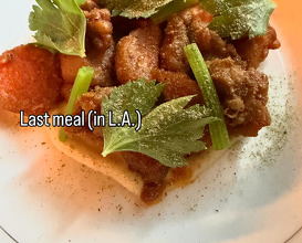 Dinner at Los Angeles, California