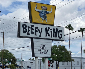Dinner at Beefy King Orlando