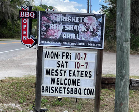Dinner at Briskets BBQ Shack & Grill