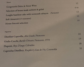 Dinner at Osteria Vibrato