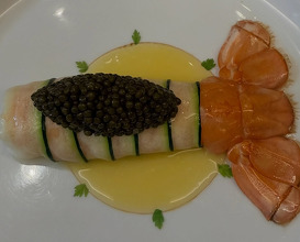 Dinner at Les Amis Restaurant