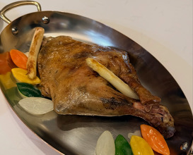 Dinner at Les Amis Restaurant