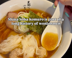 Dinner at しなソバ　小むろ