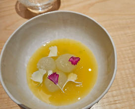 Dinner at L'Abysse Paris