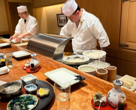 Dinner at Tempura Motoyoshi