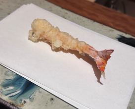 Dinner at Tempura Motoyoshi