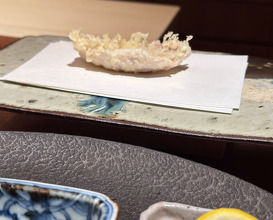 Dinner at Tempura Motoyoshi