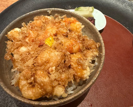 Dinner at Tempura Motoyoshi