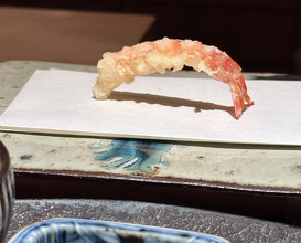 Dinner at Tempura Motoyoshi