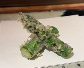 Dinner at Tempura Motoyoshi