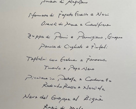Dinner at Fogliolina della Porta Fortuna (フォリオリーナ・デッラ・ポルタ・フォルトゥーナ) Pop up at Mita Garden Hills