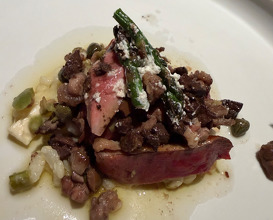 Dinner at Fogliolina della Porta Fortuna (フォリオリーナ・デッラ・ポルタ・フォルトゥーナ) Pop up at Mita Garden Hills