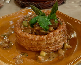 Dinner at La ferme aux grives, Michel Guerard