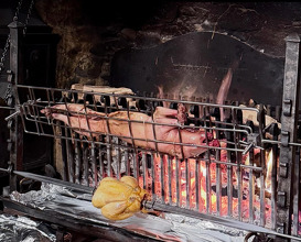 Dinner at La ferme aux grives, Michel Guerard
