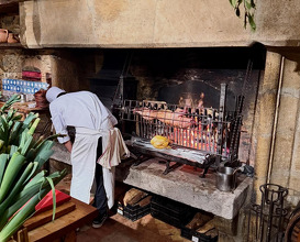 Dinner at La ferme aux grives, Michel Guerard