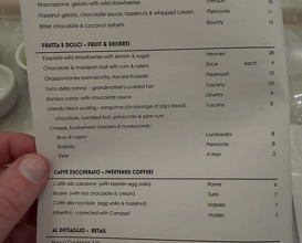Dinner at Bocca di Lupo