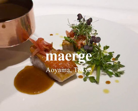 Dinner at Restaurant maerge Tokyo