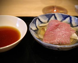 Dinner at にくの匠 三芳（みよし）