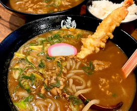 Dinner at うどん道場 谷六店