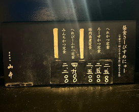Dinner at とんかつ山本