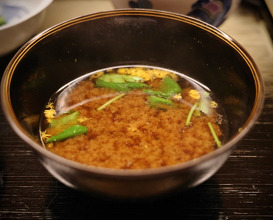 Dinner at Doujin, Kyoto