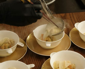 Dinner at The Silk Lakehouse, Shangri-La Hangzhou
