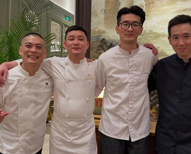 Dinner at The Silk Lakehouse, Shangri-La Hangzhou