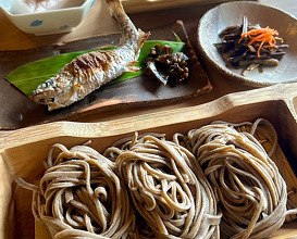 Dinner at 床瀬そば